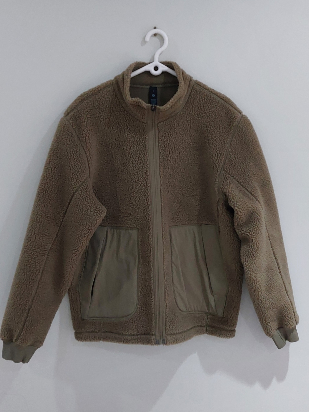 Lululemon High Pile Fleece Jacket Fawn Brown Large New Without Tags.